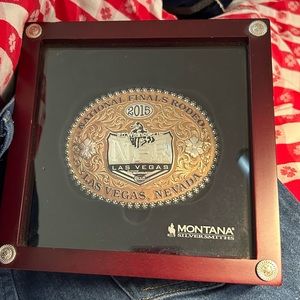 PRCA 2015 National Finals Rodeo-Collectable Buckle, #28 of 250, Limited Edition.